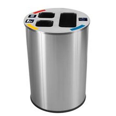 Waste Separation Bin 60L - Stainless Steel